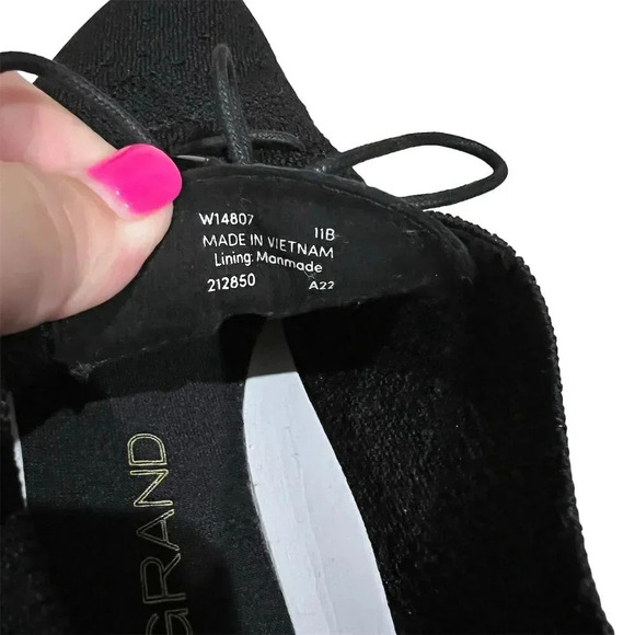 Cole Haan Women's Size 11 Black Stitchlite Wingtip Oxford Flats - Picture 9 of 9